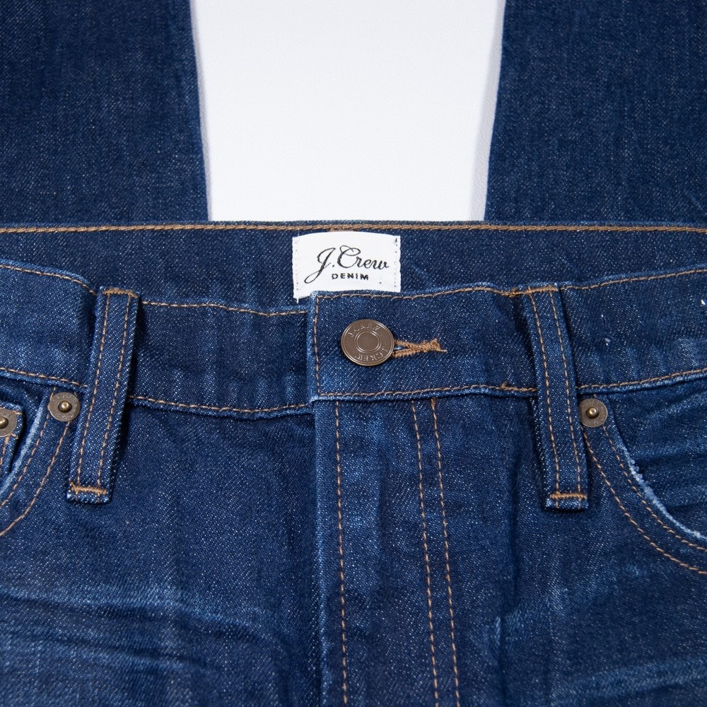 J.Crew Denim 10" Vintage Straight Leg Dark Wash Jean Women Size 28 6 Re Imagined - Picture 6 of 13